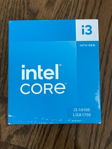 Open box intel - open, i3-14100